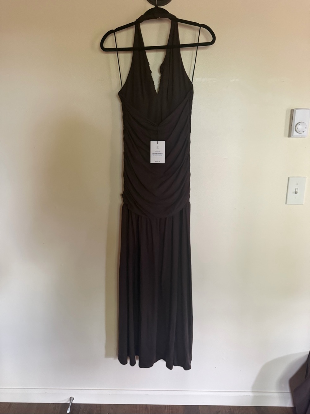 NWT Reformation Hugo Knit Dress Mole Brown Size M - Picture 5 of 7